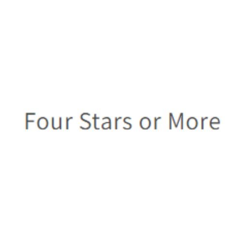 Four Stars or More